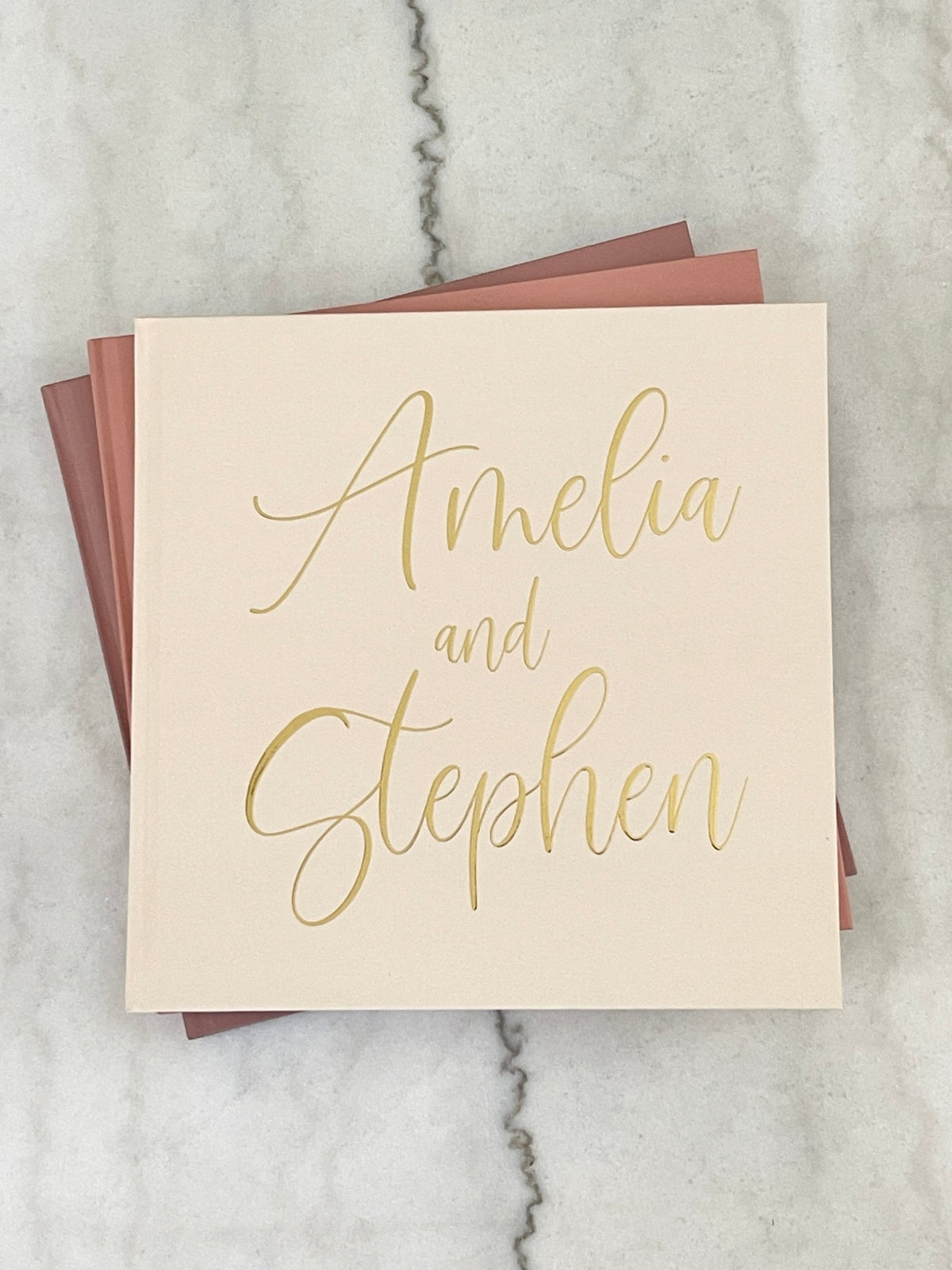Neutral Wedding Guest Book - The Amelia - Pretty Collected