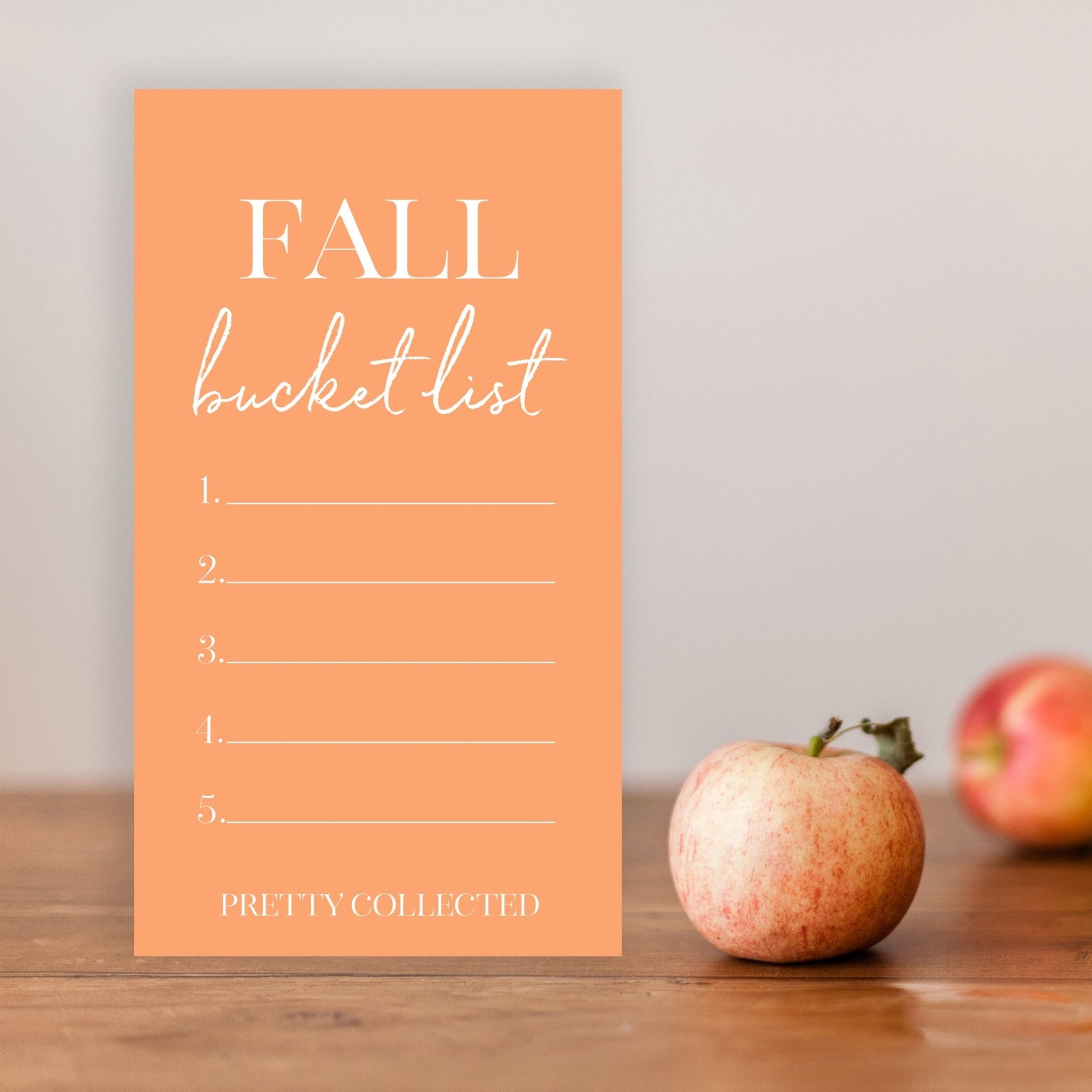Fall Bucket List Wallpaper - FREE Printable - Pretty Collected