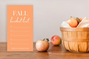 Fall Bucket List Wallpaper - FREE Printable - Pretty Collected