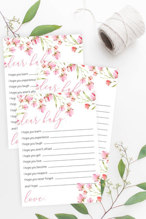 Dear Baby - Spring Floral Printable - Pretty Collected
