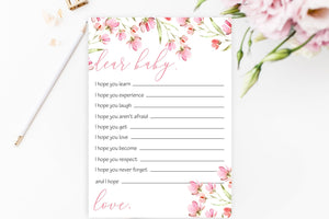 Dear Baby - Spring Floral Printable - Pretty Collected
