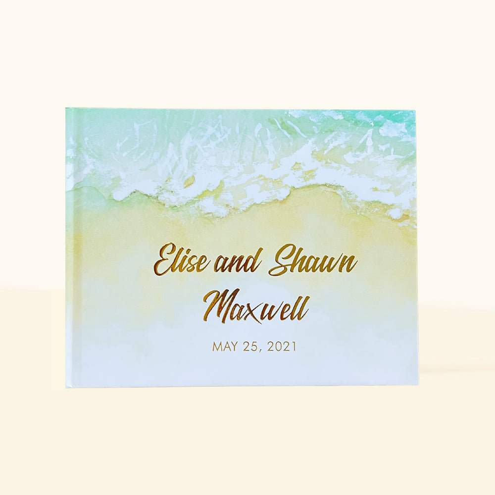 Ocean Wedding Guest Book - The Maxwell - Pretty Collected