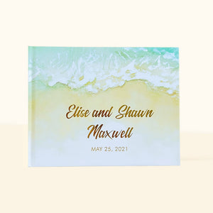 Ocean Wedding Guest Book - The Maxwell - Pretty Collected