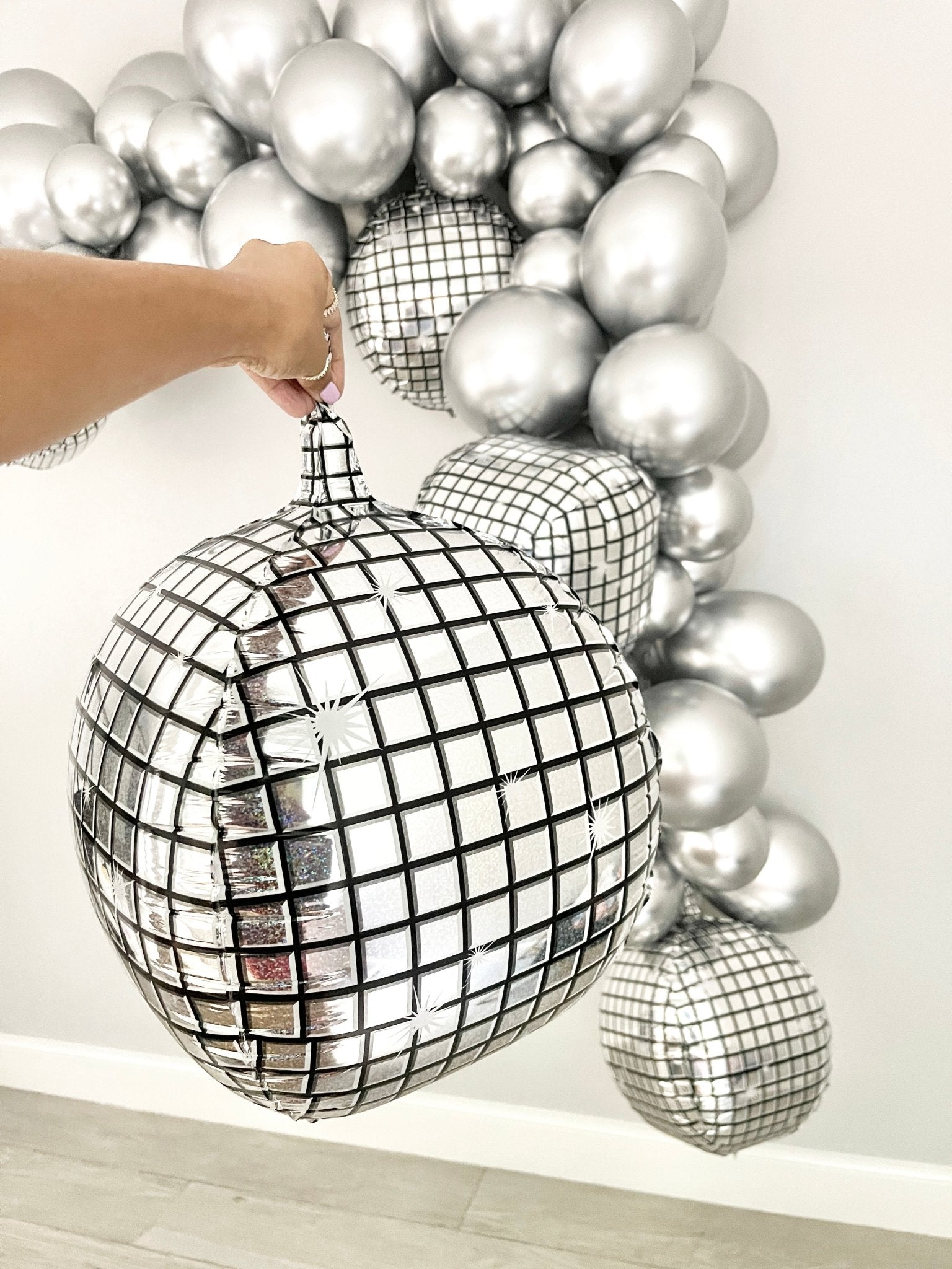 Disco Ball Foil Balloons