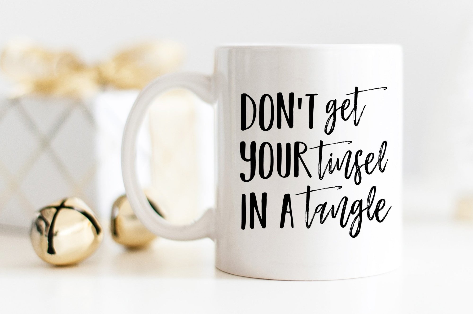 Don't Get Your Tinsel in a Tangle Mug - Pretty Collected