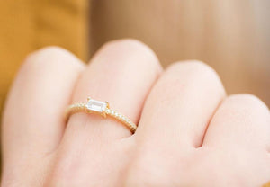 Elle Baguette Ring - Pretty Collected
