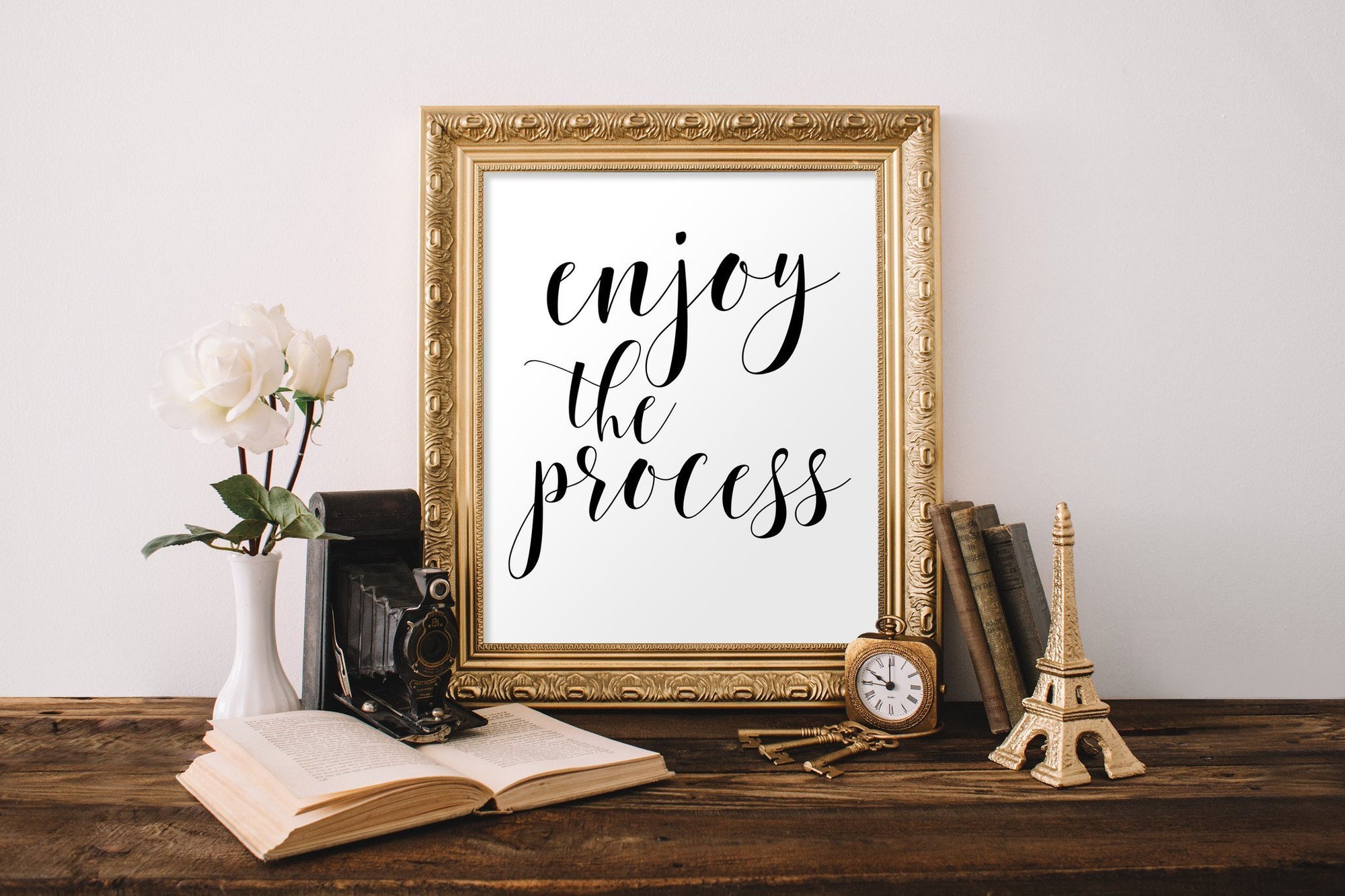 Enjoy the Process - FREE Printable - Pretty Collected