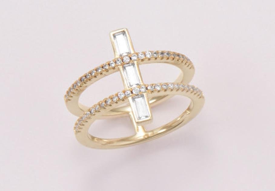 Everly Double Row Ring - Pretty Collected