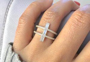 Everly Double Row Ring - Pretty Collected