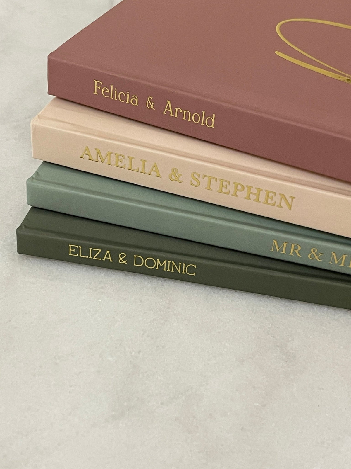 Neutral Wedding Guest Book - The Amelia - Pretty Collected