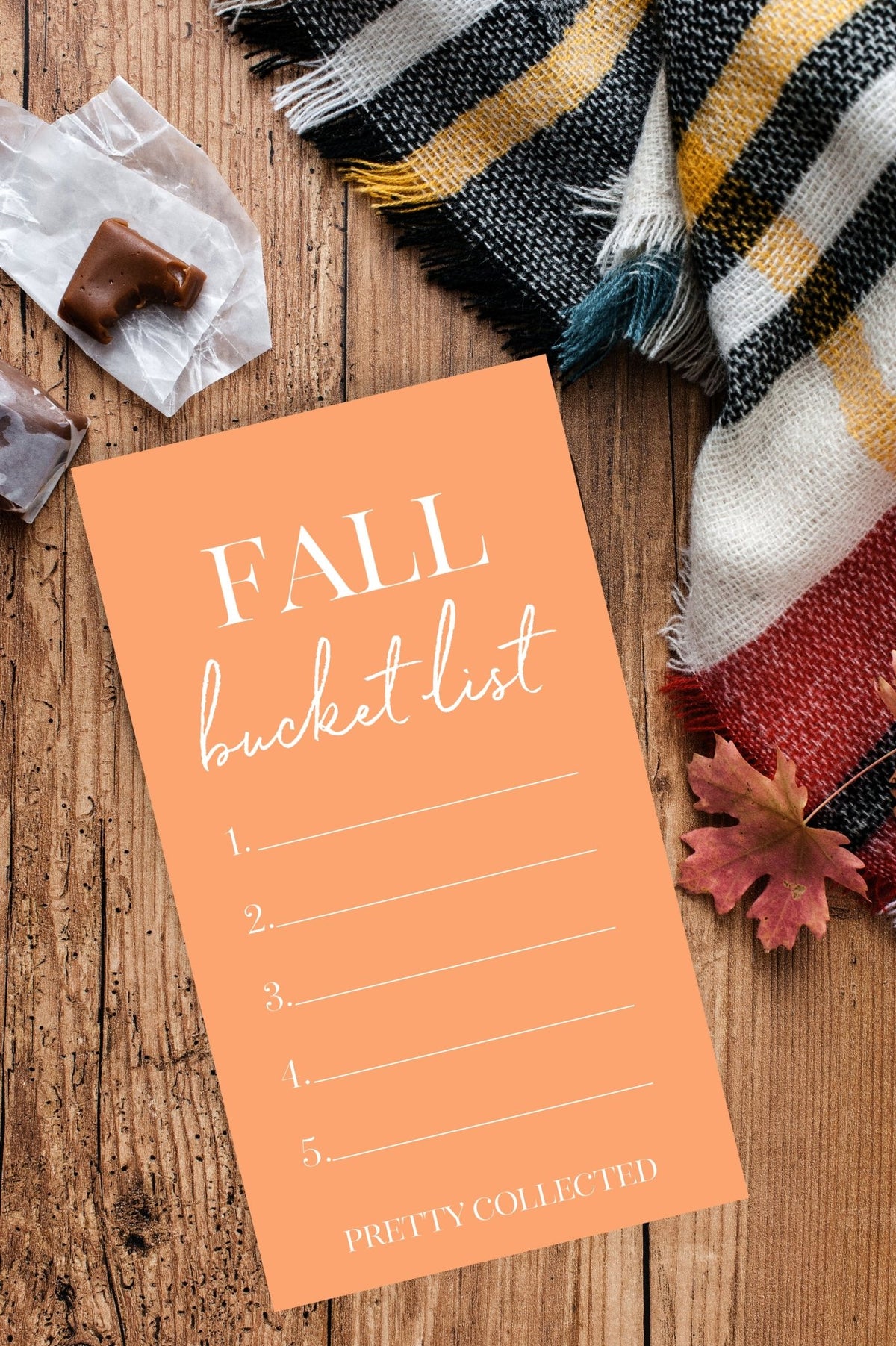 Fall Bucket List Wallpaper - FREE Printable - Pretty Collected