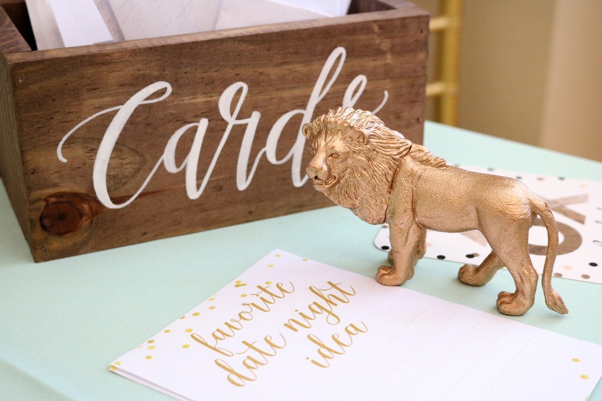 Favorite Date Night Idea - Gold Confetti Printable - Pretty Collected