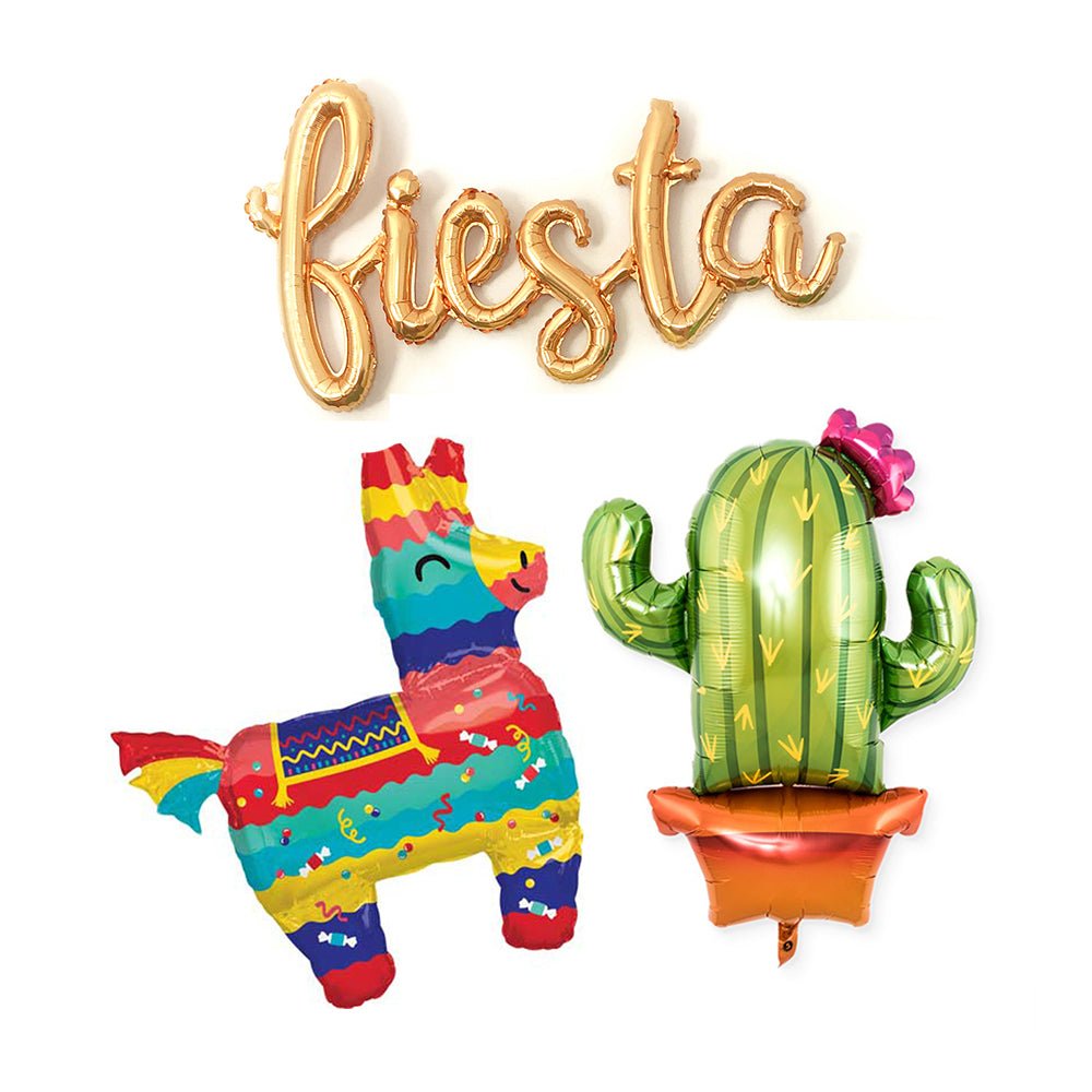 Fiesta, Pinata & Cactus Balloons - Pretty Collected