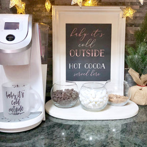 Hot Cocoa Bar Sign - FREE Printable - Pretty Collected