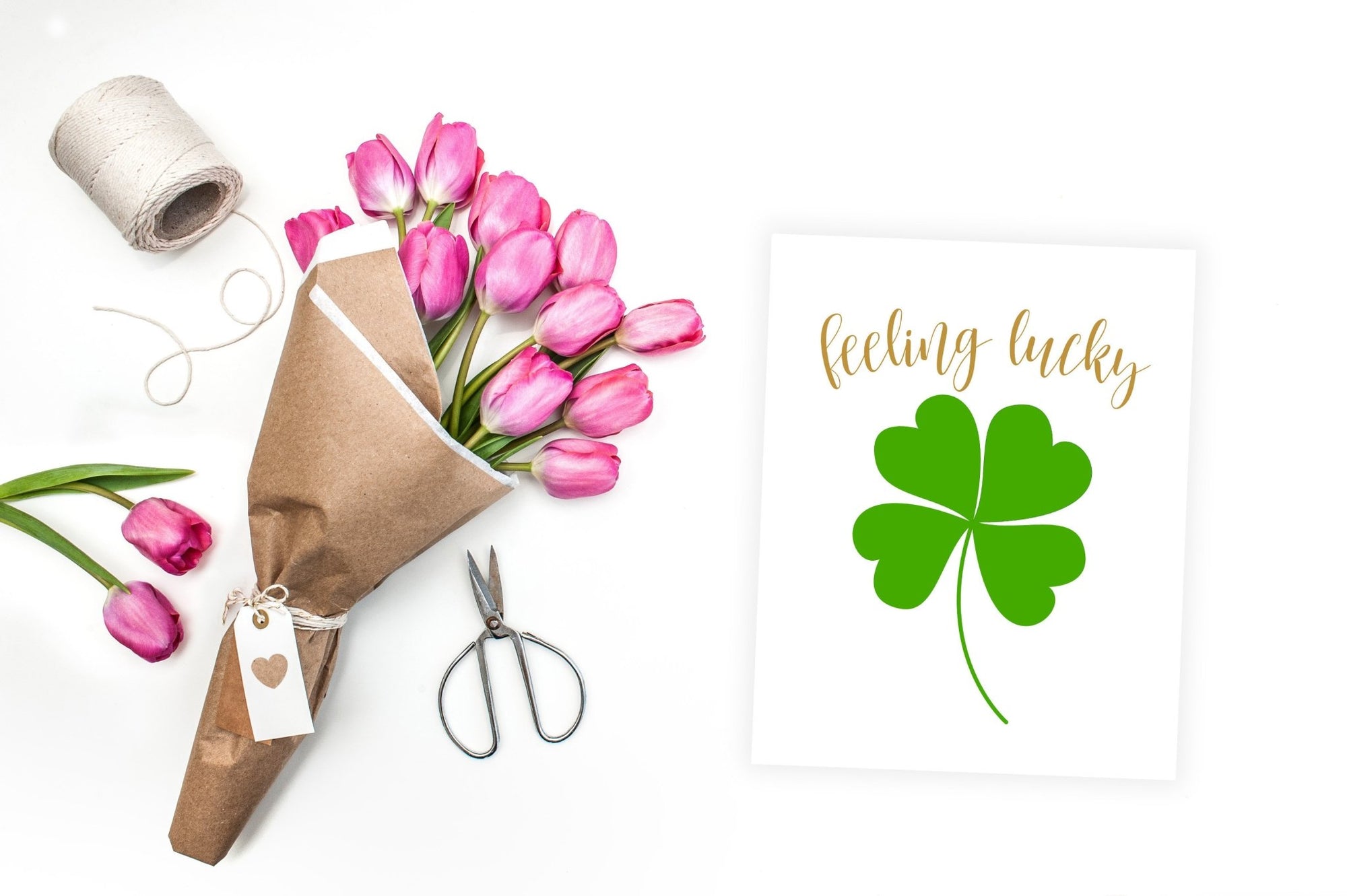 Feeling Lucky - FREE Printable - Pretty Collected