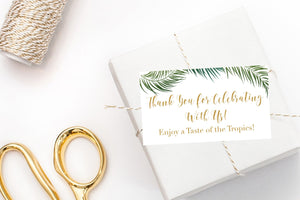 Tropical Thank You Tag - FREE Printable - Pretty Collected