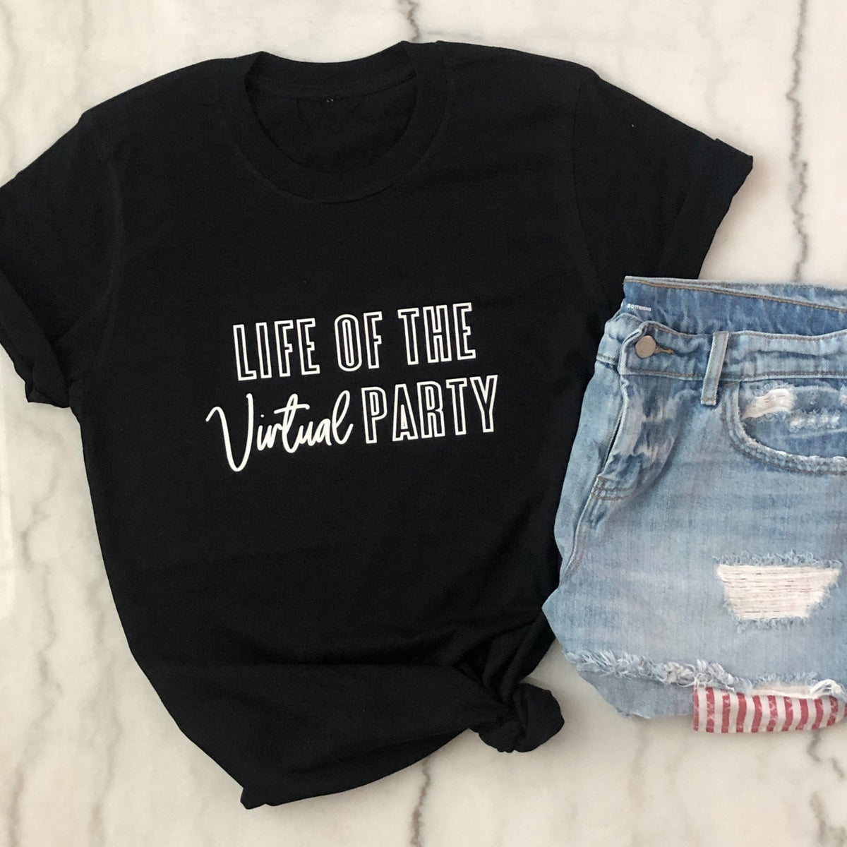 Life of the Virtual Party Tee - Pretty Collected