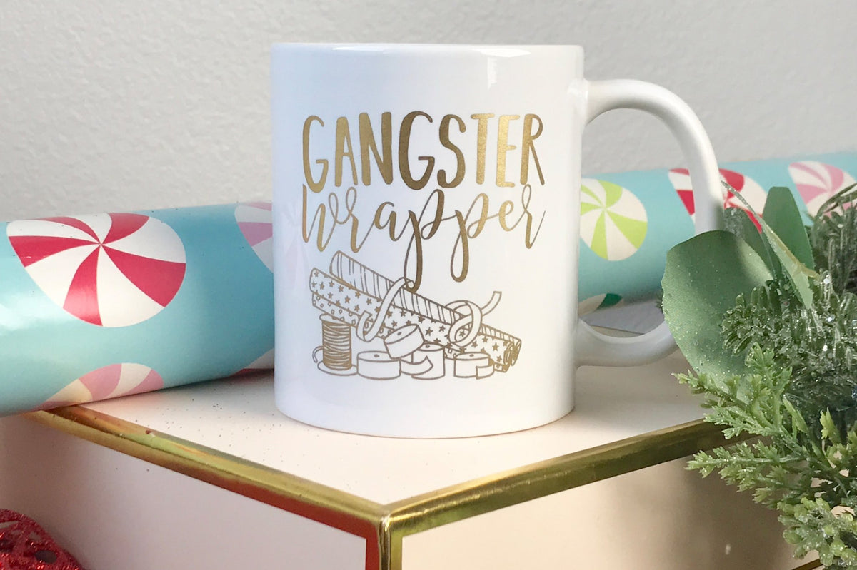 Gangster Wrapper Gold Foil Mug - Pretty Collected