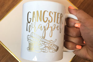 Gangster Wrapper Gold Foil Mug - Pretty Collected