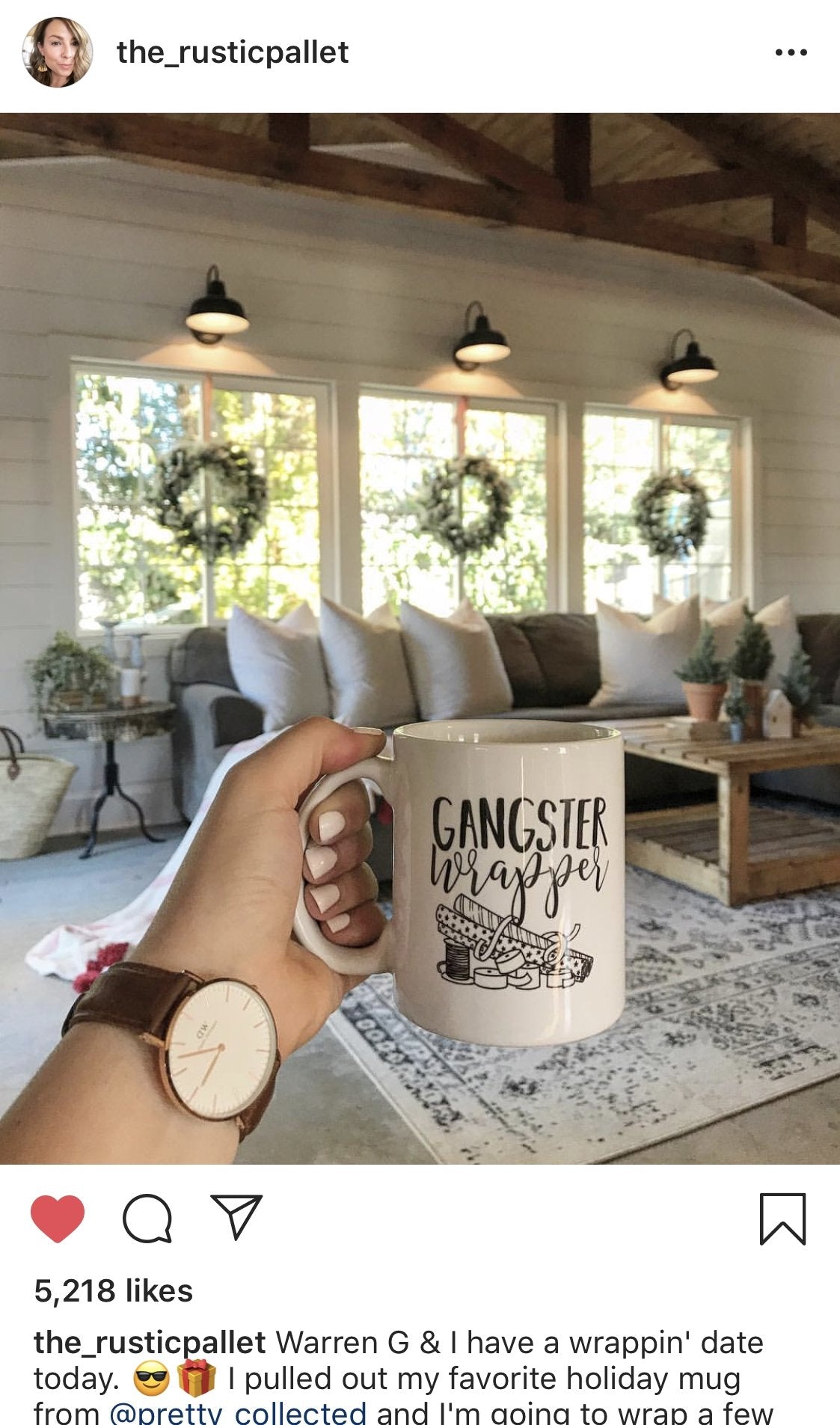 Gangster Wrapper Mug - Pretty Collected