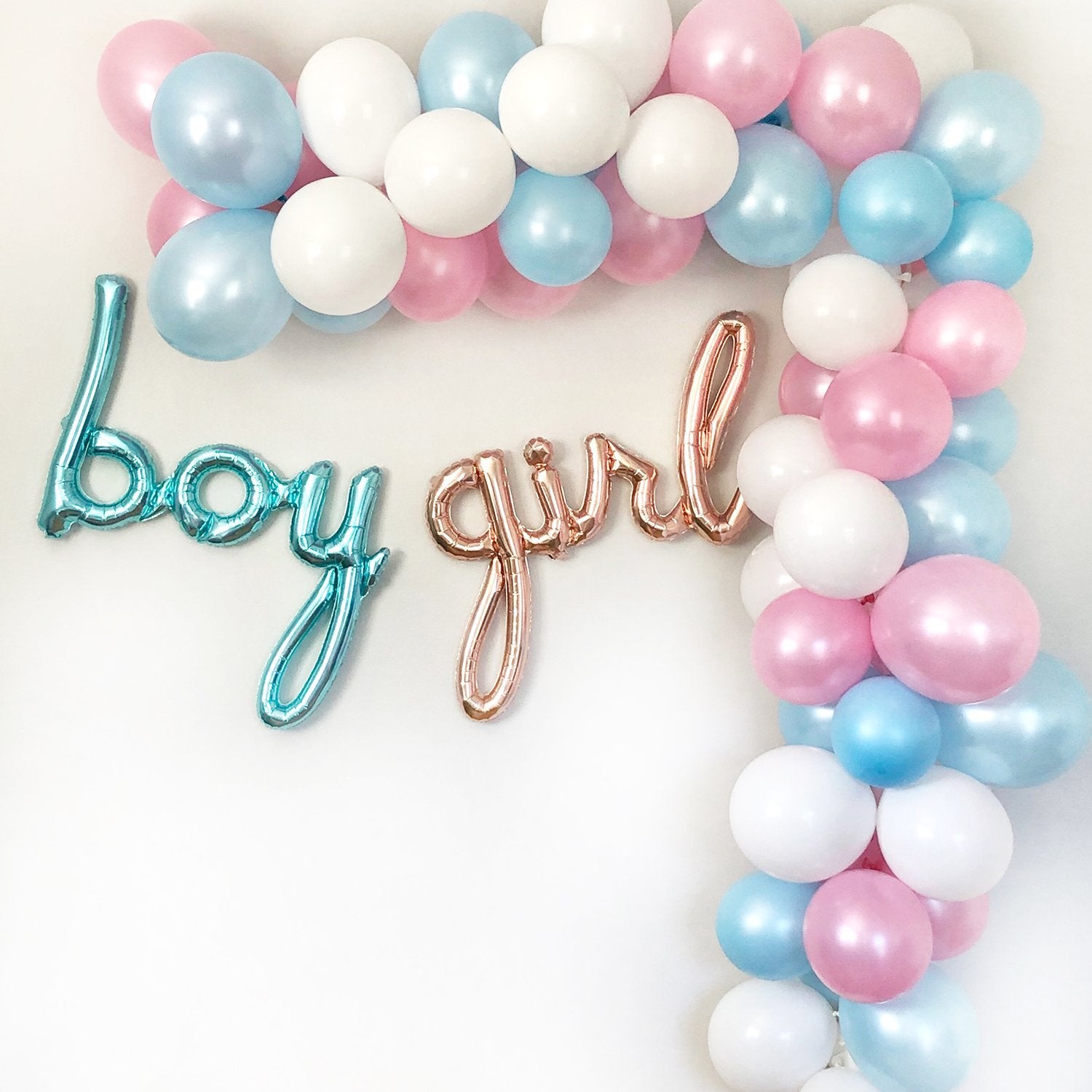 Gender Reveal Balloon Garland Kit - Pretty Collected