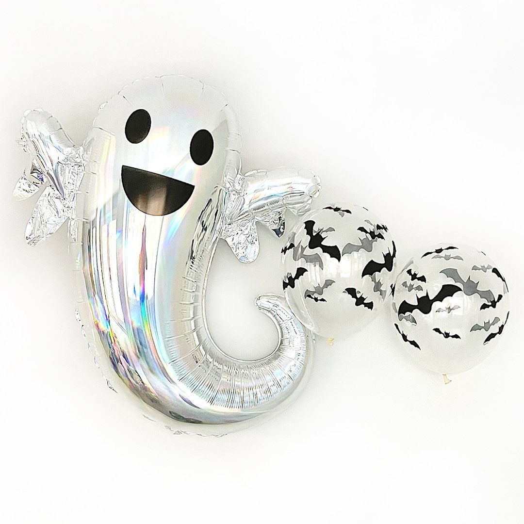 Holographic Ghost & Bat Balloon Set - Pretty Collected