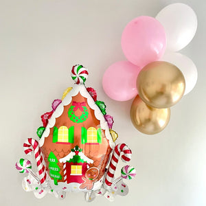 Gingerbread House & Latex Balloon Set - Pretty Collected