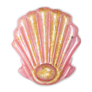 Glitter Seashell Pool Float Lounger - Pretty Collected