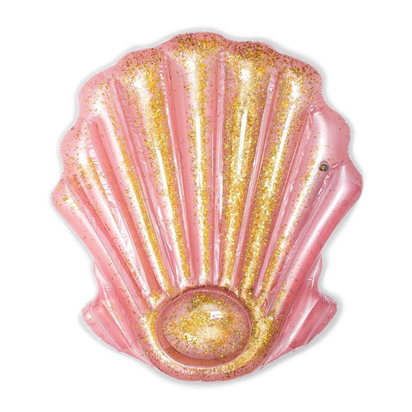 Home / Products / Glitter Seashell Pool Float Lounger