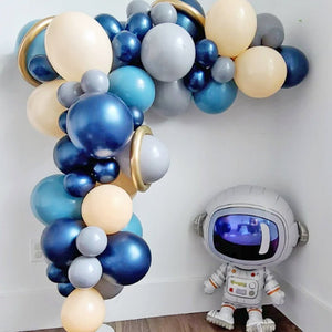 Astronaut Balloon Garland Kit - Gold Rings - Pretty Collected