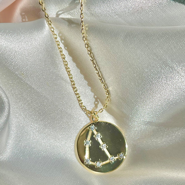 Buy Capricorn Zodiac Pendant, 10K Solid Yellow Gold Capricorn Necklace,  Birthday Gift for Dec 22 Jan 21, Birthday Gift for Women Online in India -  Etsy
