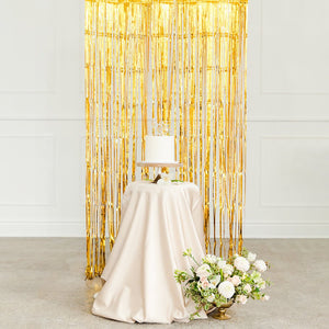 Gold Tassel Curtain Backdrop - Pretty Collected