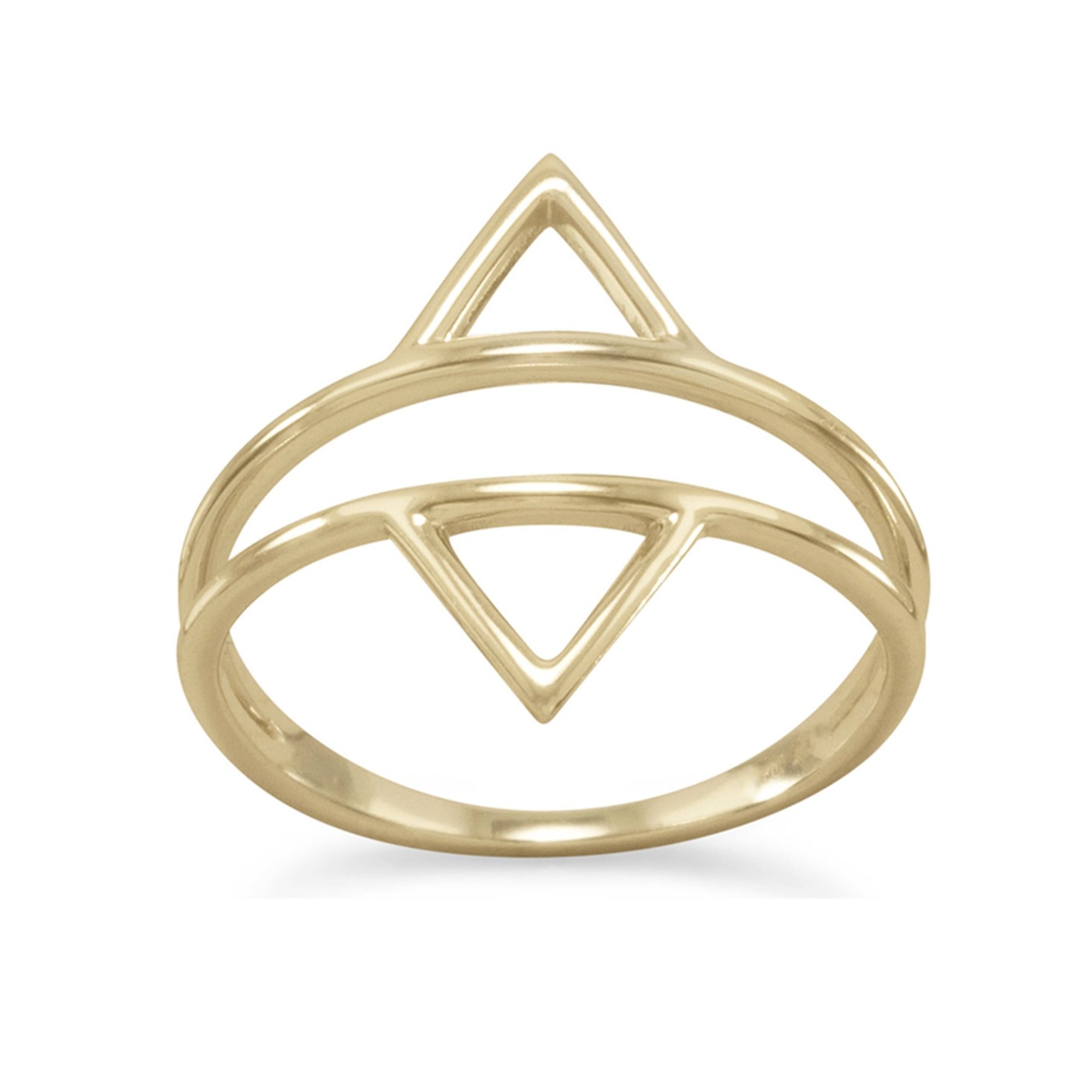 Nadia Double Triangle Ring - Pretty Collected