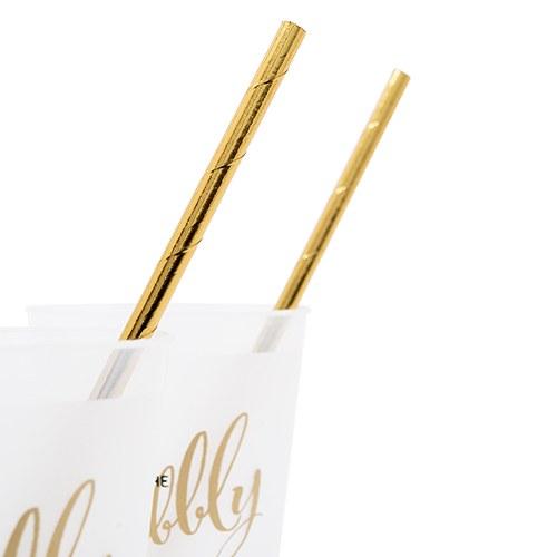 Gold Foil Paper Straws - Pretty Collected