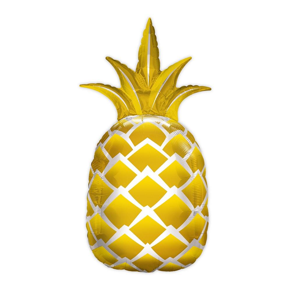 Gold Pineapple Foil Balloon - Pretty Collected