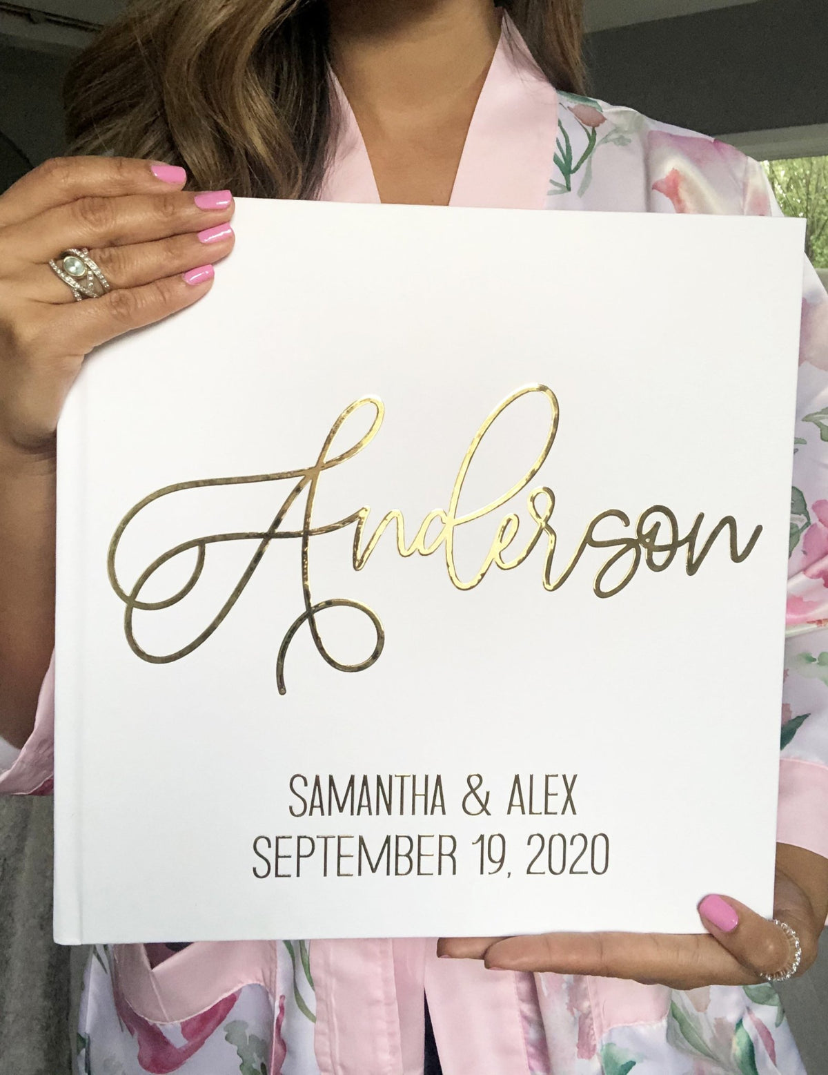 Gold Wedding Guest Book - The Anderson - Pretty Collected