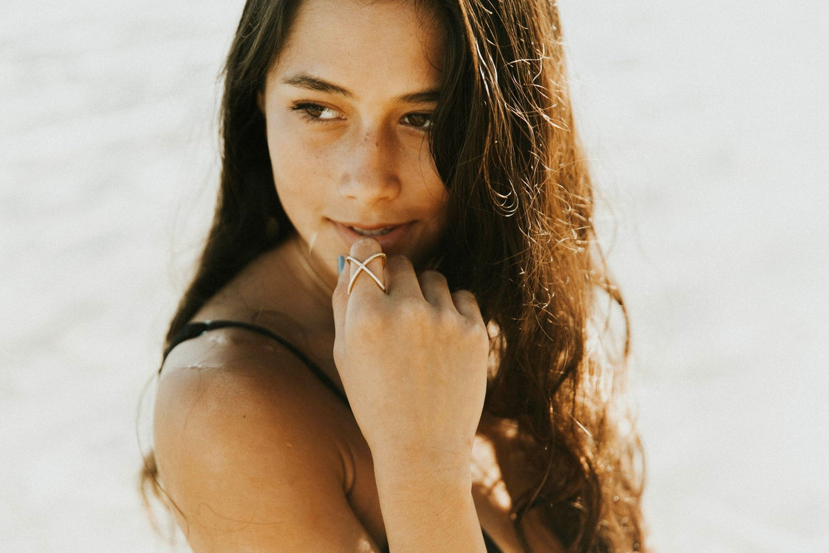 Sofie X Ring - 18 Karat Gold Plated - Pretty Collected