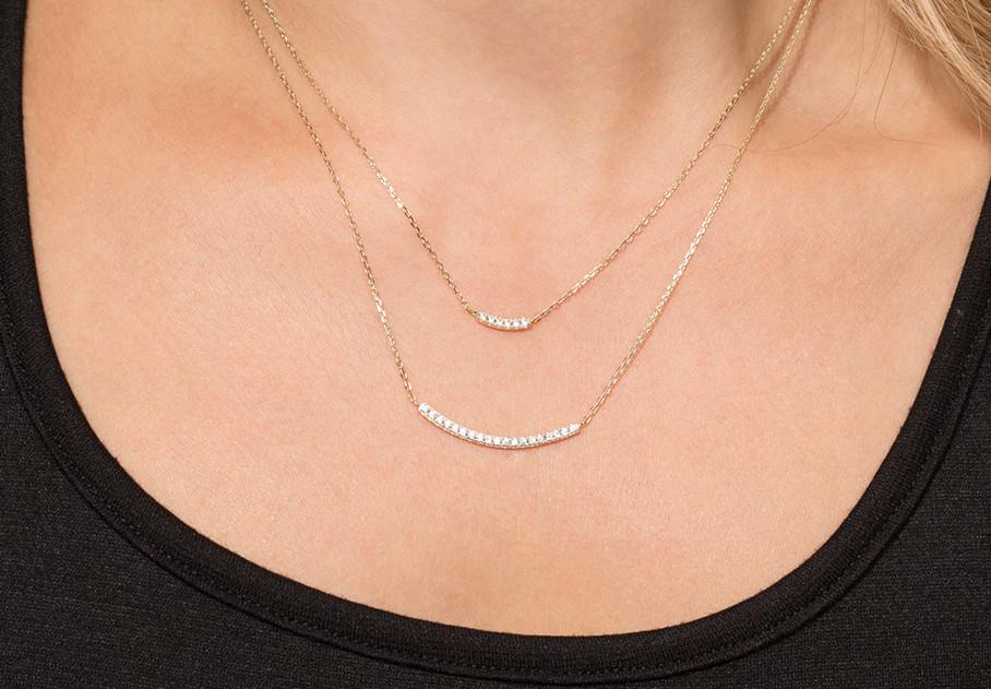 Gracie Double Bar Necklace - Pretty Collected