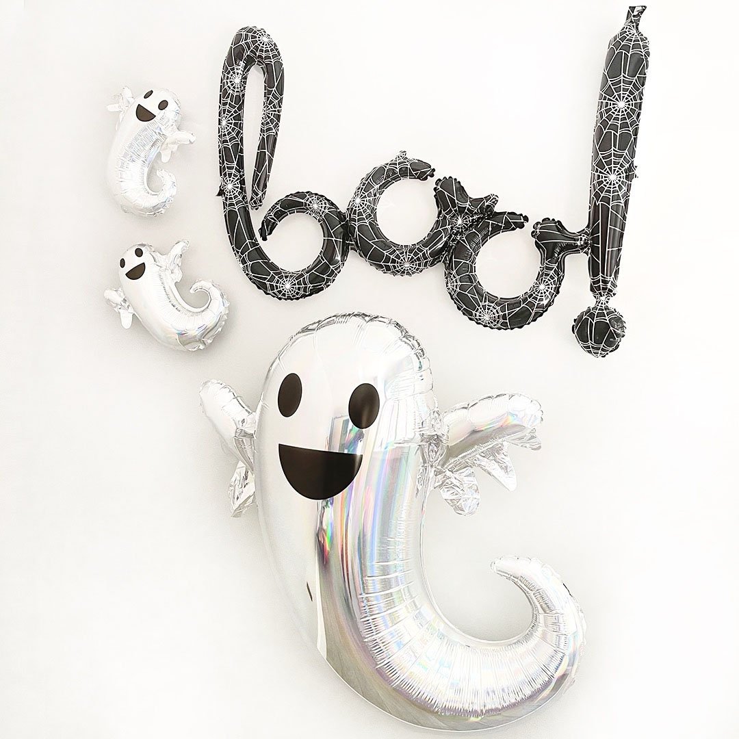 Holographic Ghosts & Boo Balloon Set - Pretty Collected
