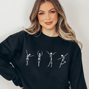 Dancing Skeleton Sweatshirt - Pretty Collected