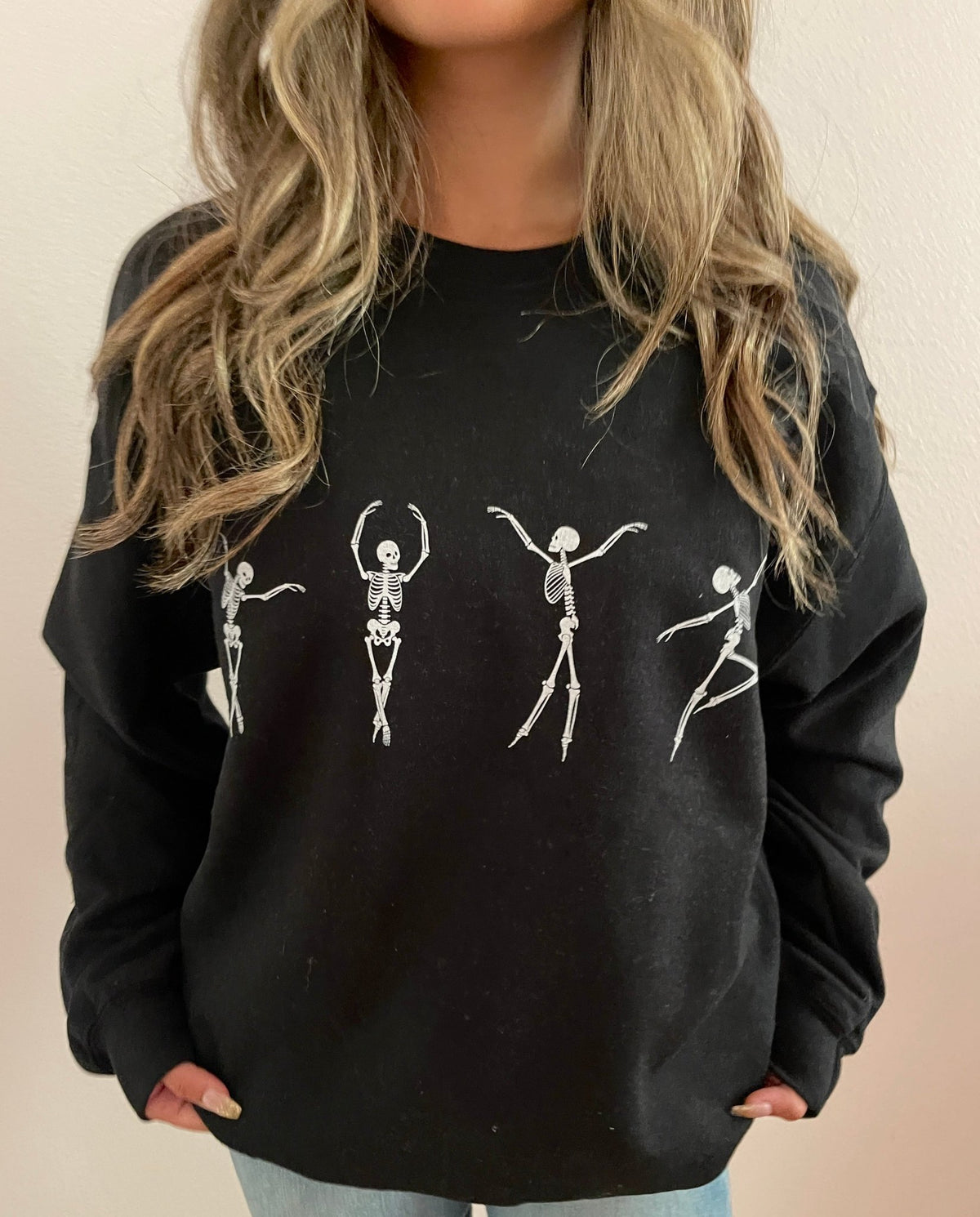 Dancing Skeleton Sweatshirt - Pretty Collected