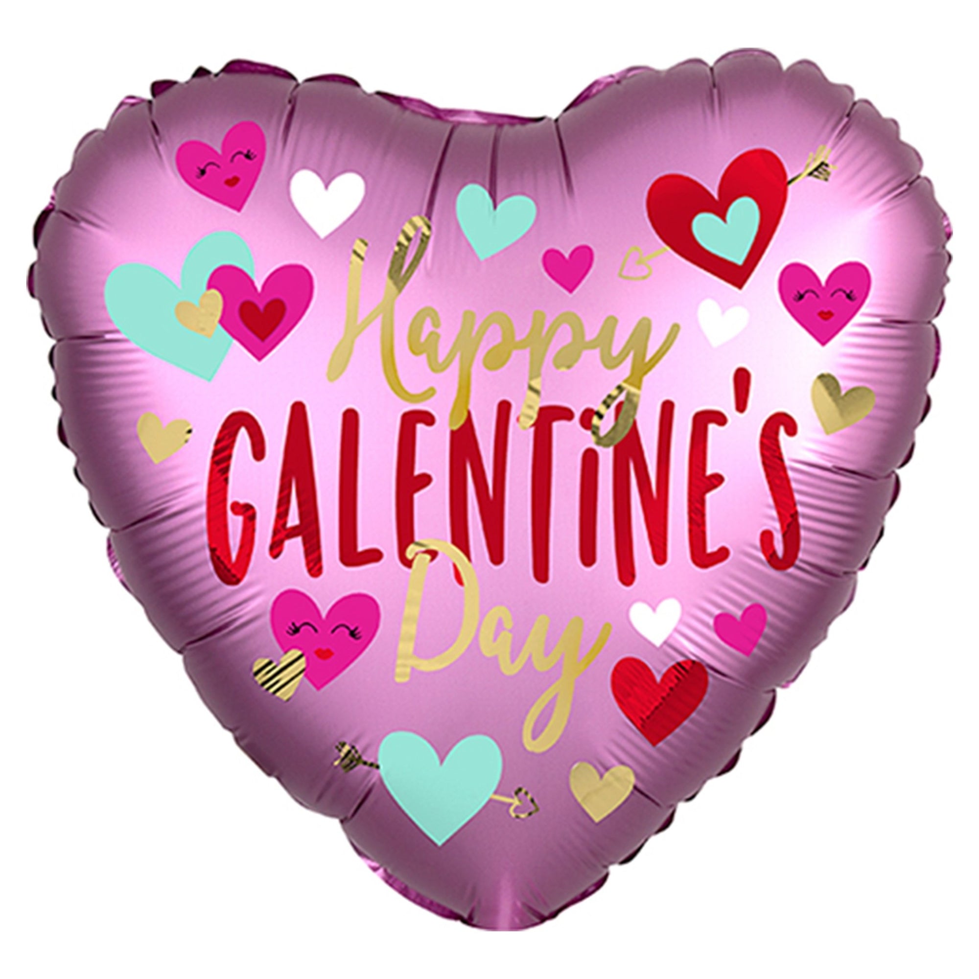 Happy Galentine's Day Heart Balloon - Pretty Collected