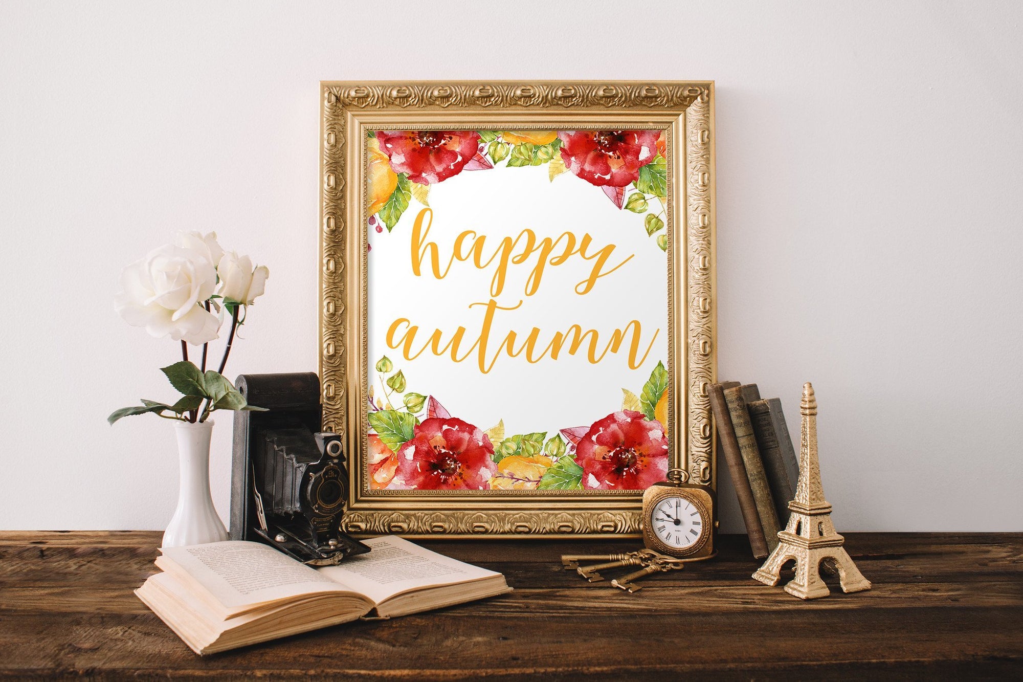 Happy Autumn Printable - Pretty Collected