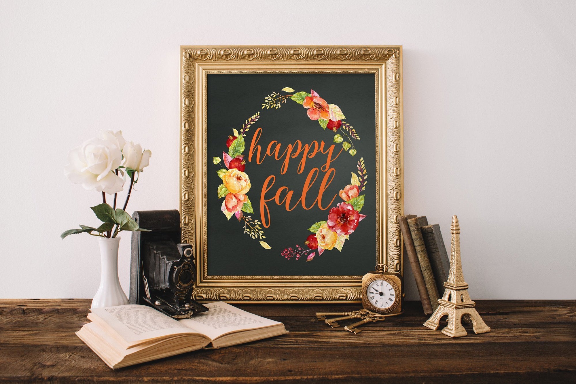 Happy Fall Printable - Pretty Collected