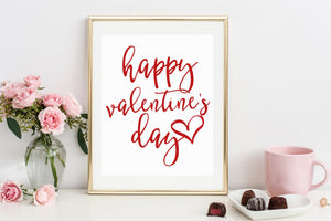Happy Valentine's Day Printable - Pretty Collected