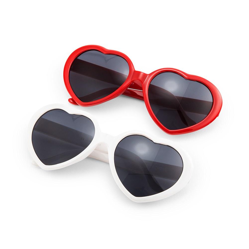 White Heart Sunglasses - Pretty Collected