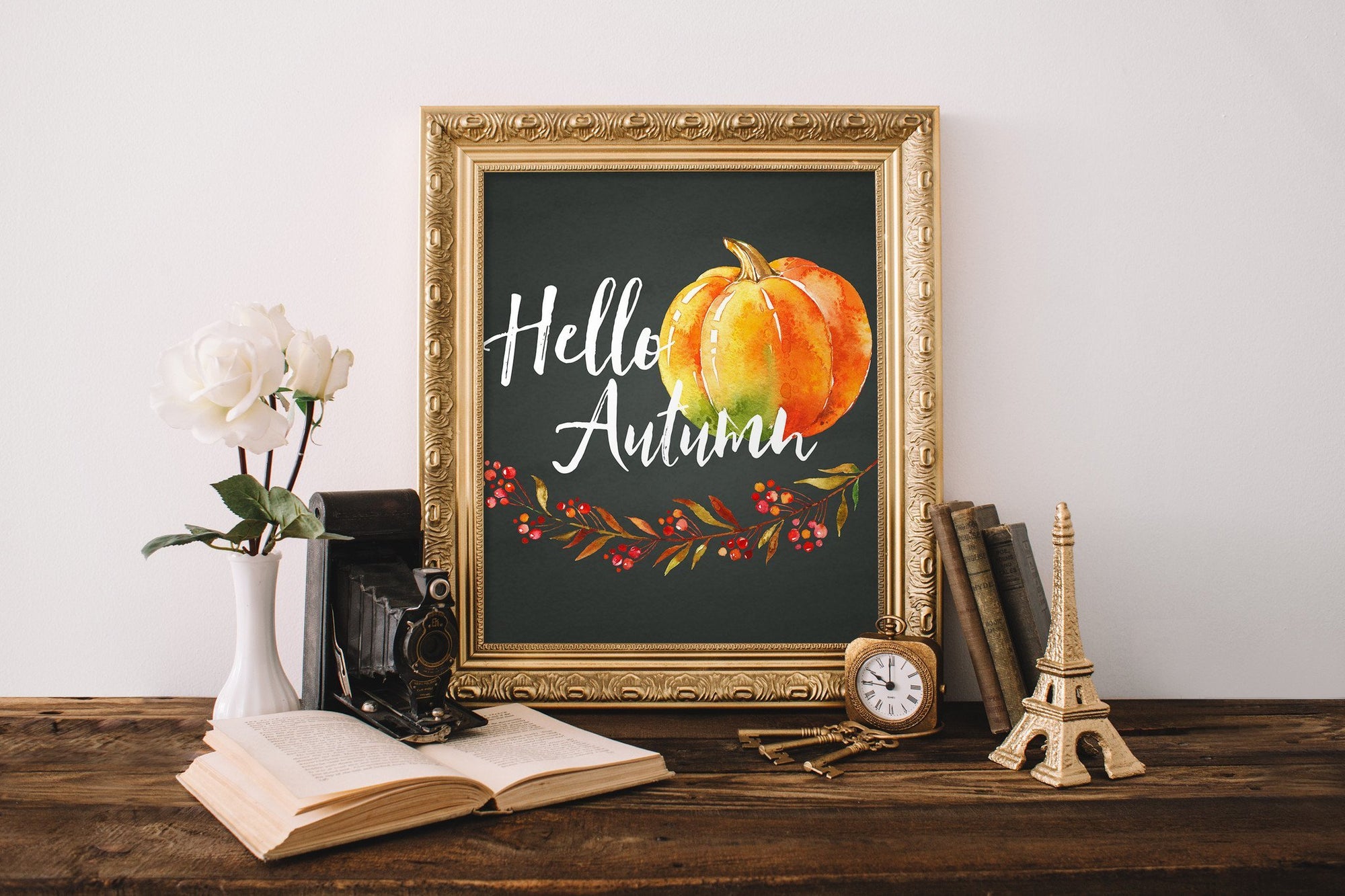 Hello Autumn Printable - Pretty Collected