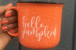 Hello Pumpkin Campfire Coffee Mug - MINOR FLAWS - Pretty Collected