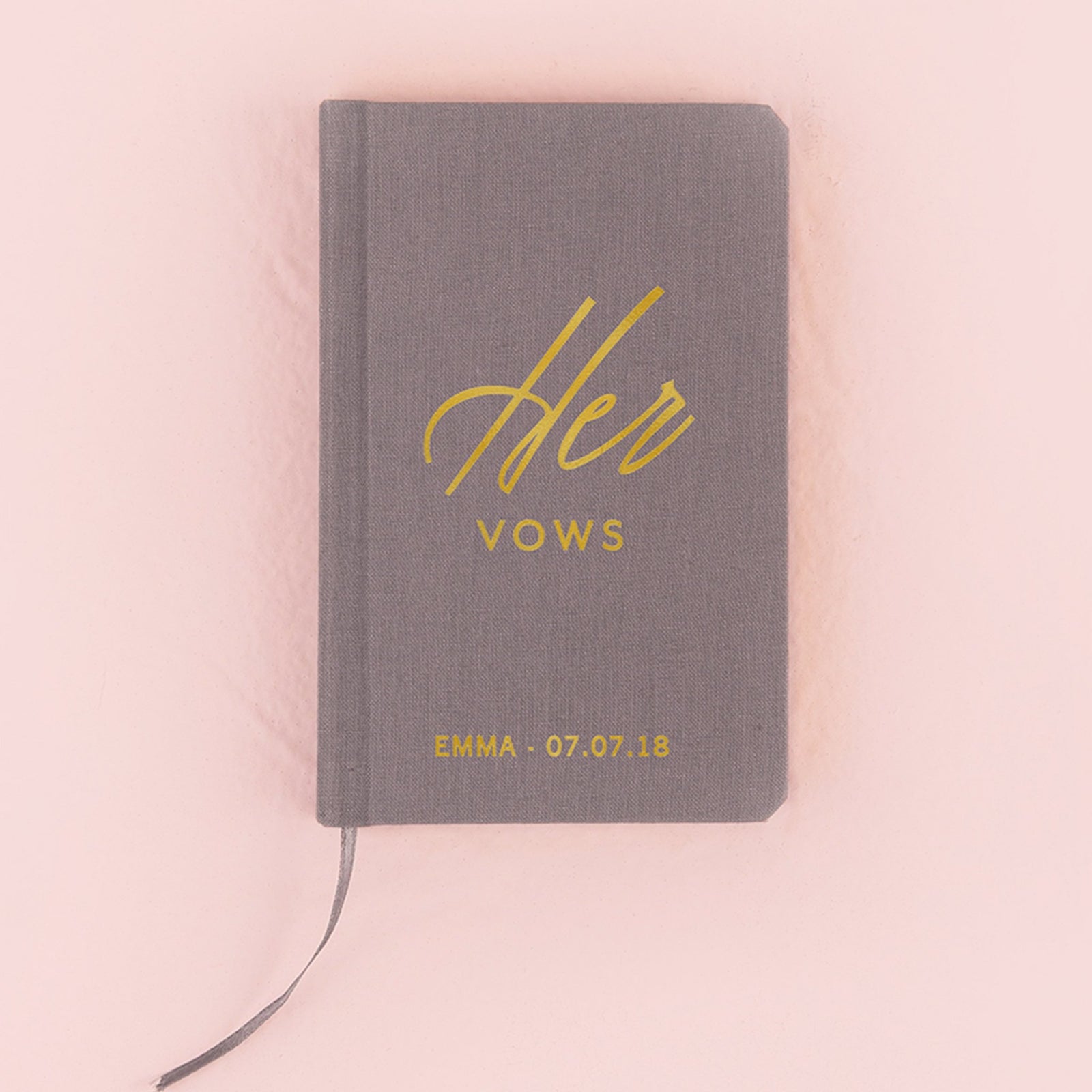 Her Vow Book - Charcoal Grey - Pretty Collected