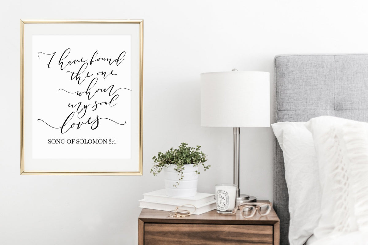 I Have Found the One Whom My Soul Loves Printable - Pretty Collected